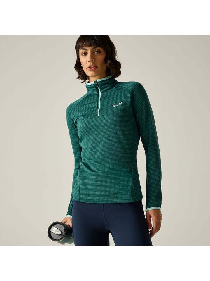 Fleece trui "Yonder II" petrol