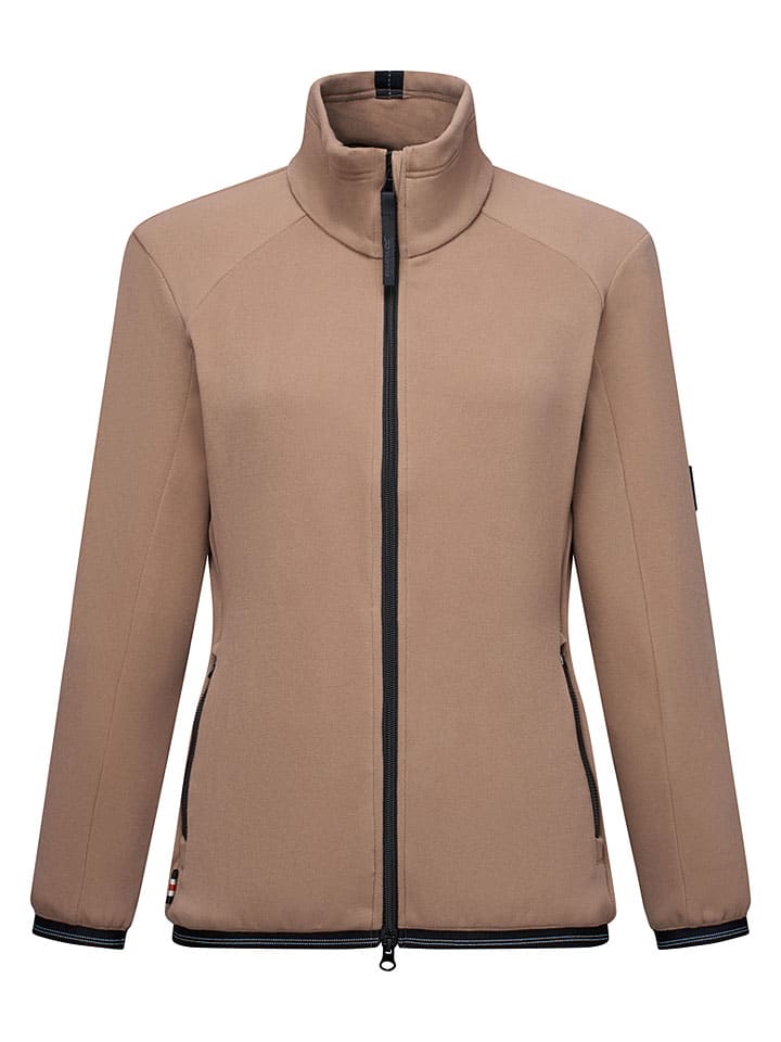 Fleecejacke "Bayhill" in Hellbraun