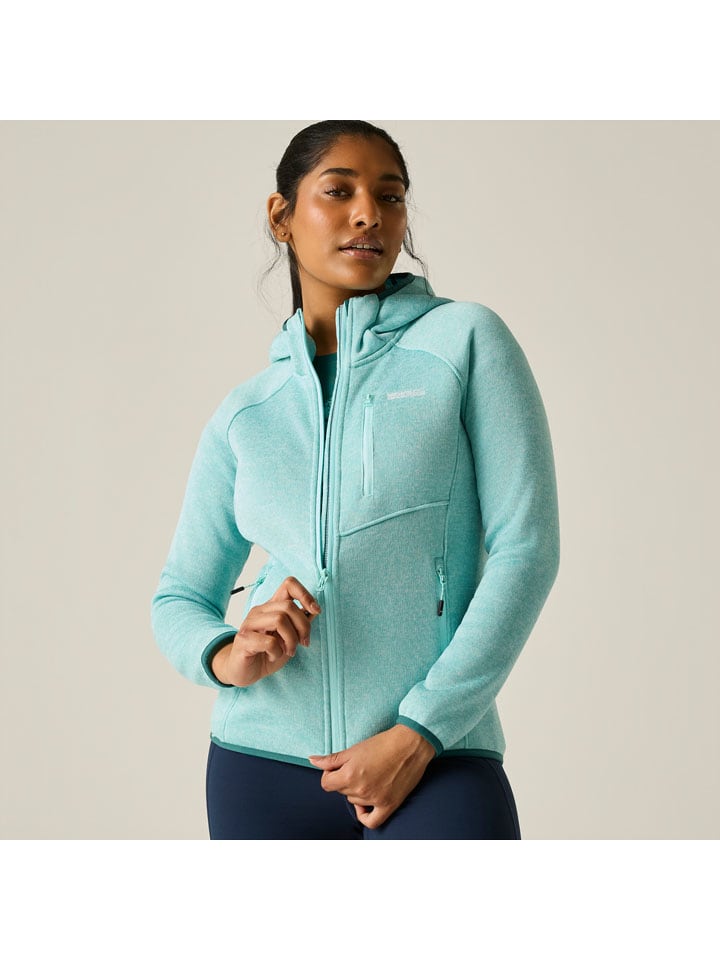 Fleece vest "Newhill" turquoise
