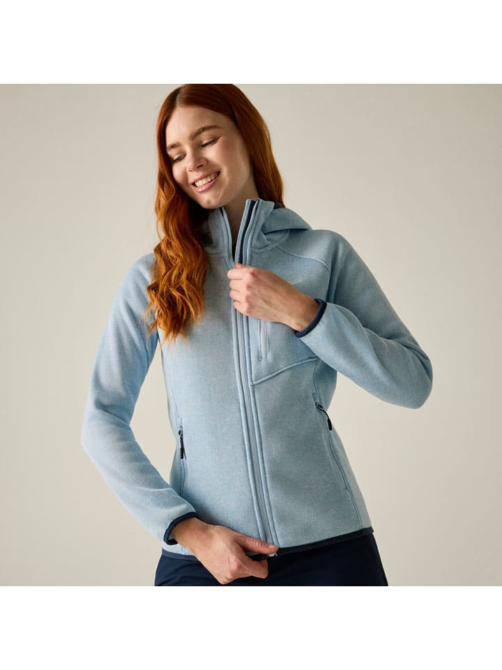 Fleece vest "Newhill" lichtblauw
