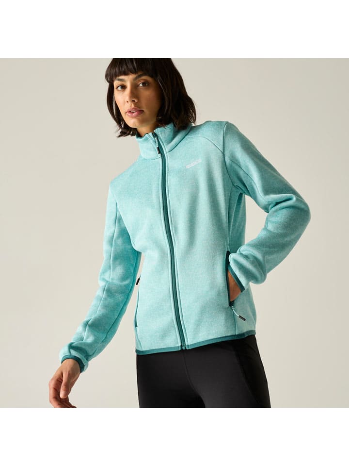 Fleece vest "Newhill" turquoise