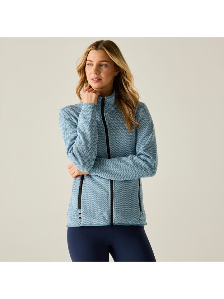 Fleece vest "Elzie" lichtblauw