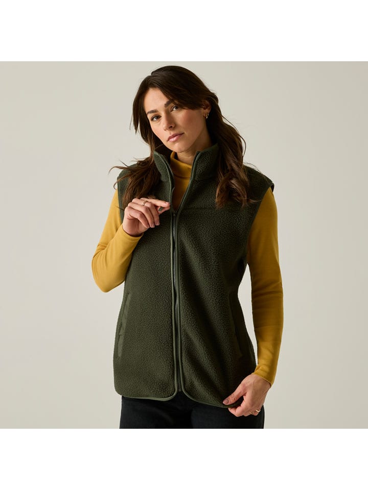 Fleece bodywarmer "Frankie" kaki
