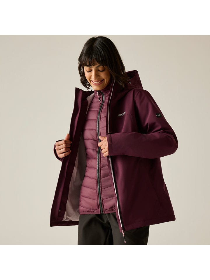 3in1-Funktionsjacke "Wentwood" in Bordeaux