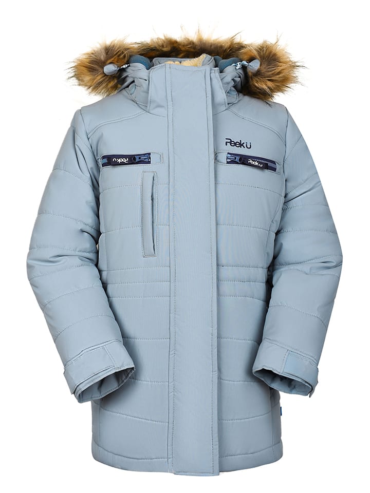 Parka zimowa "Frankie" w kolorze szarym