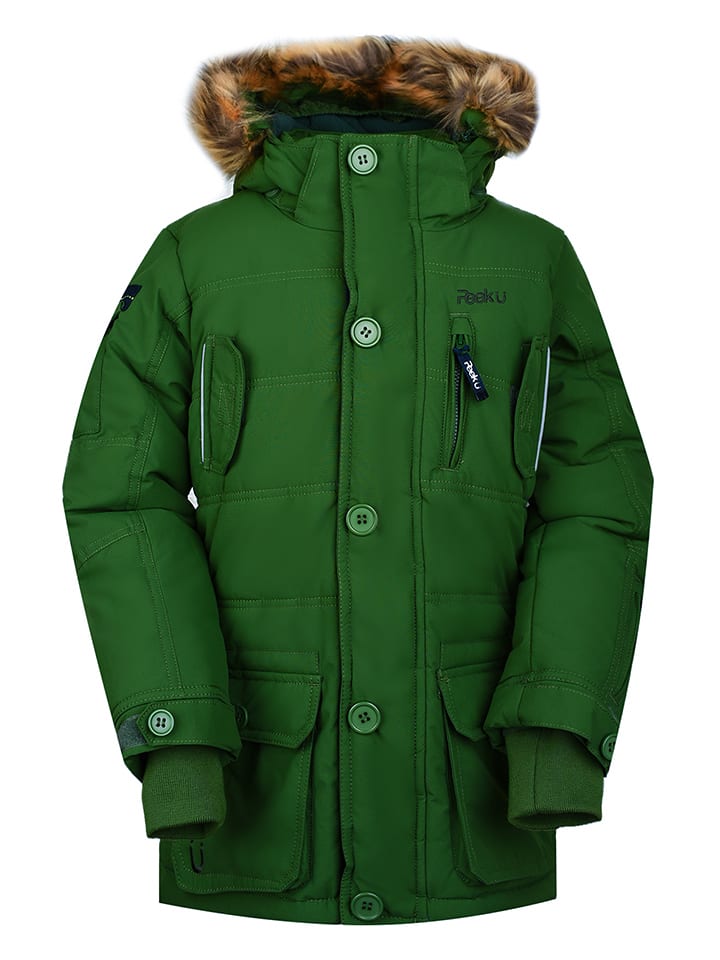 Winterparka "West" in Grün
