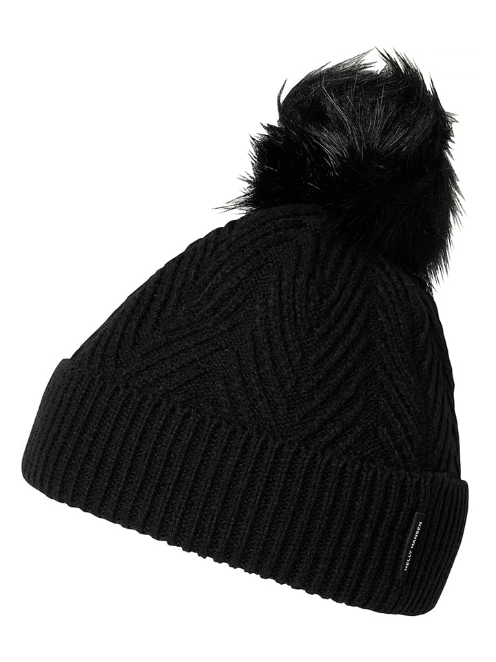Czapka beanie "Lumi" w kolorze czarnym