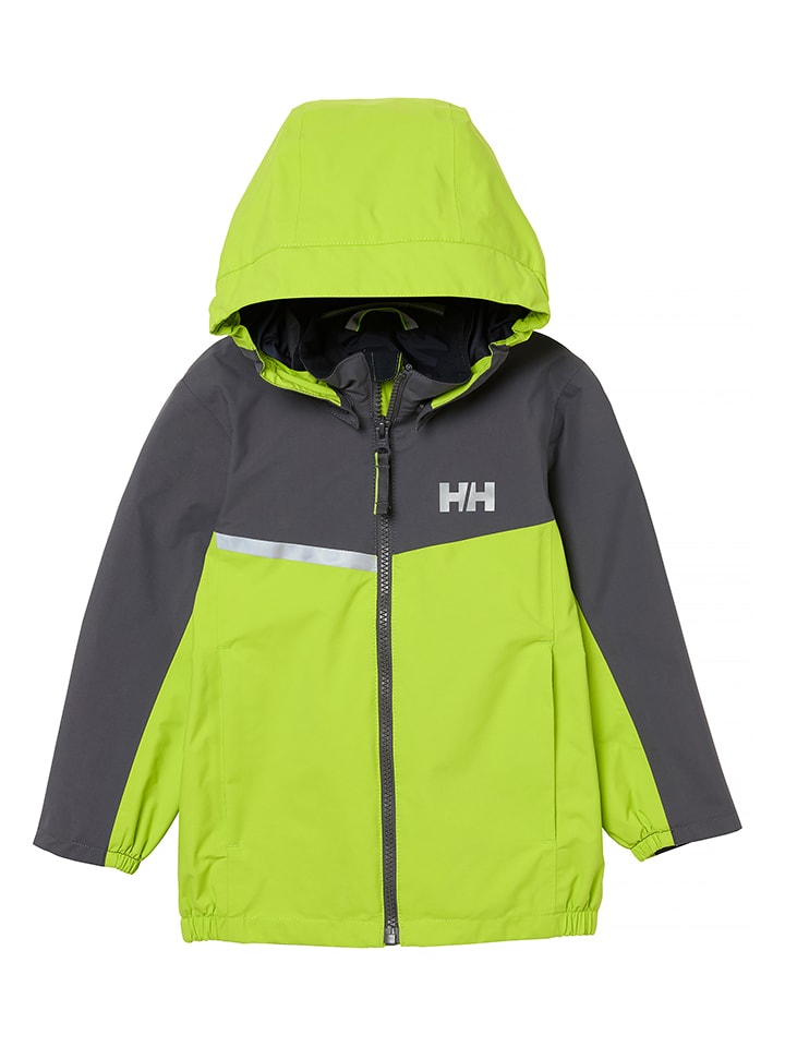 Regenjas "Shelter" groen/antraciet