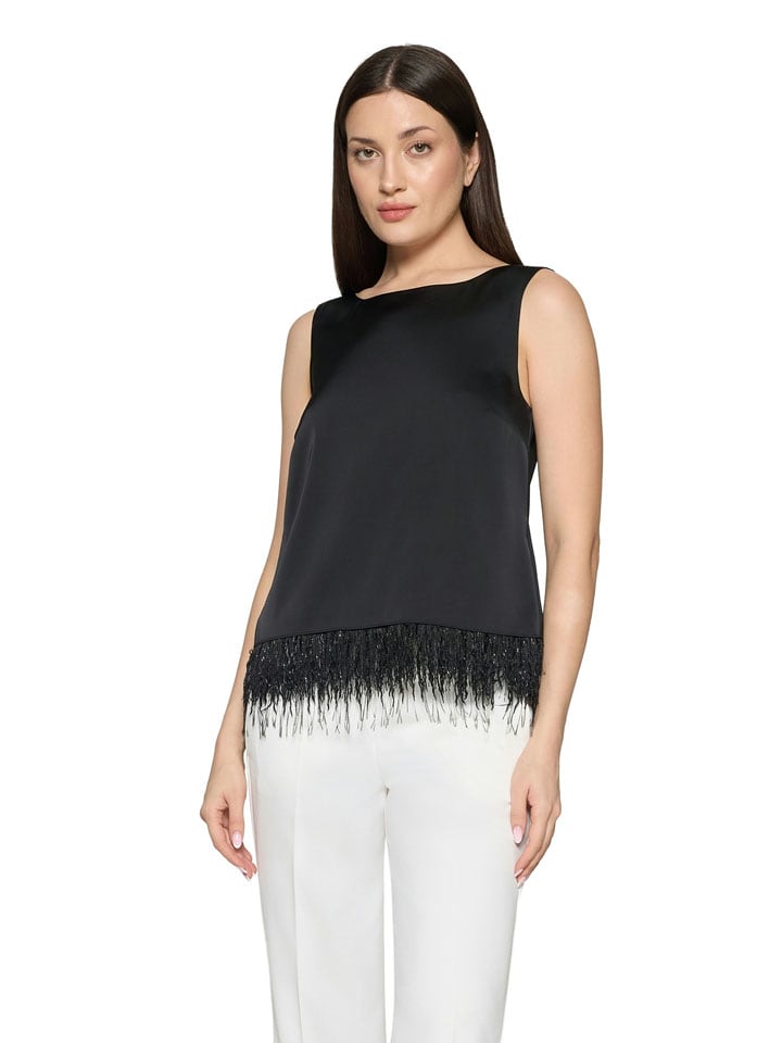 Bluse in Schwarz