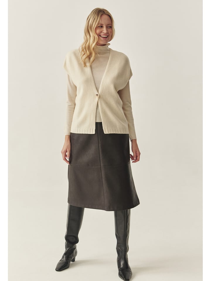 Wollcardigan in Beige