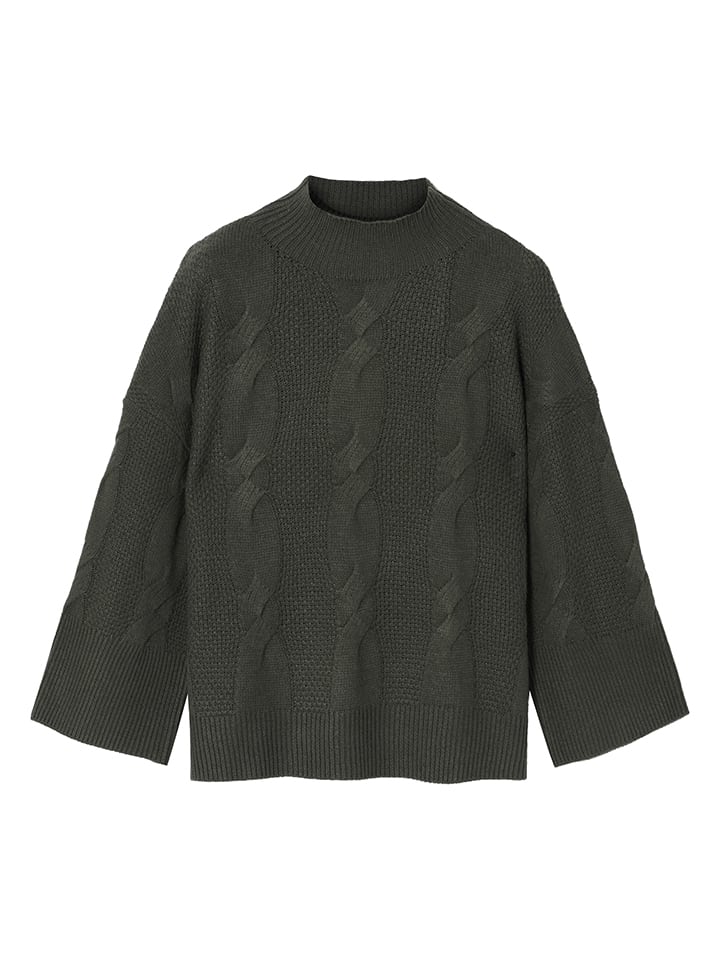 Sweter w kolorze khaki