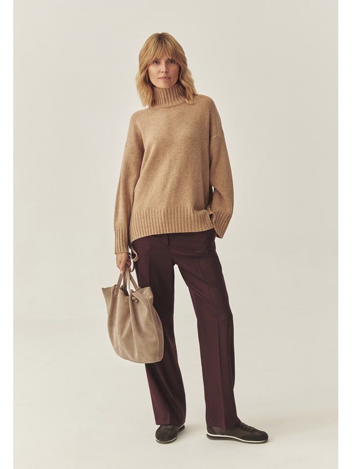 Wollen trui beige