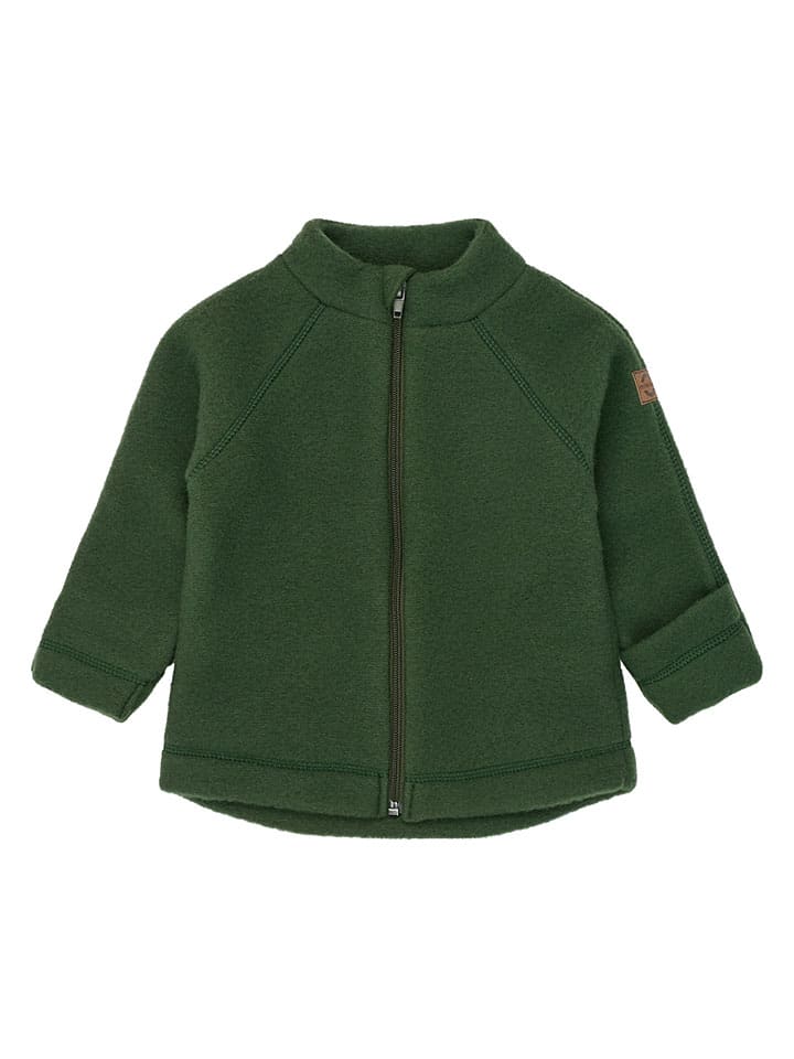 Wolljacke in Grün