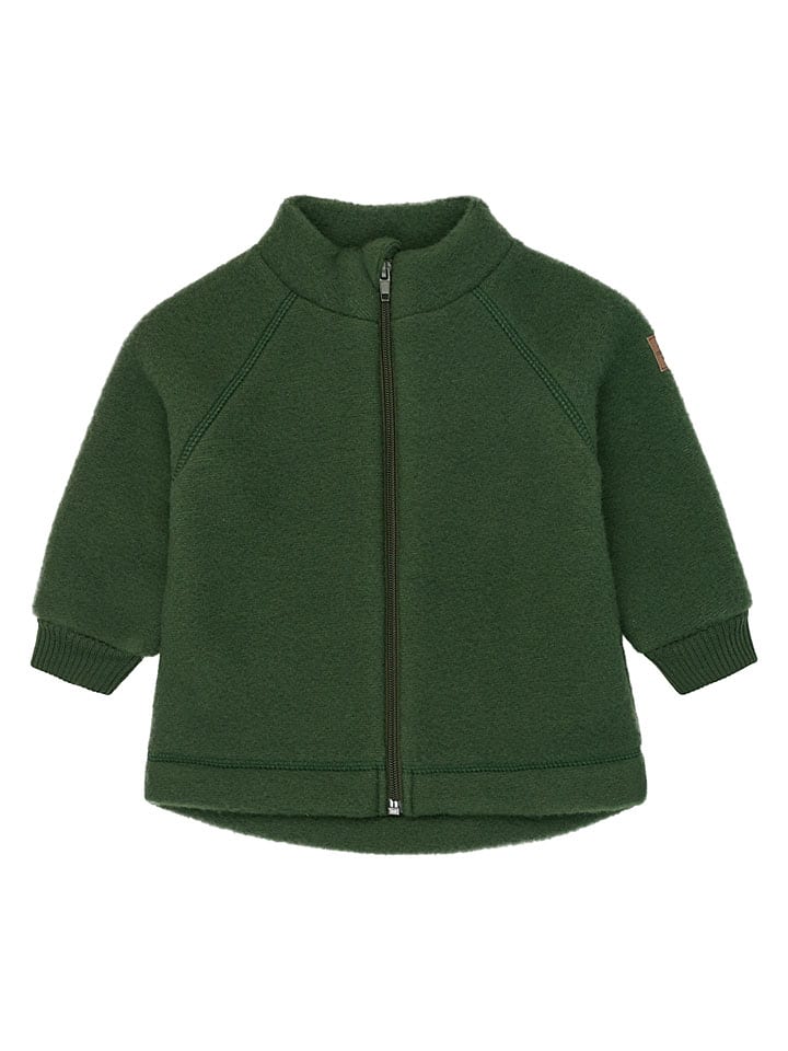 Wolljacke in Grün
