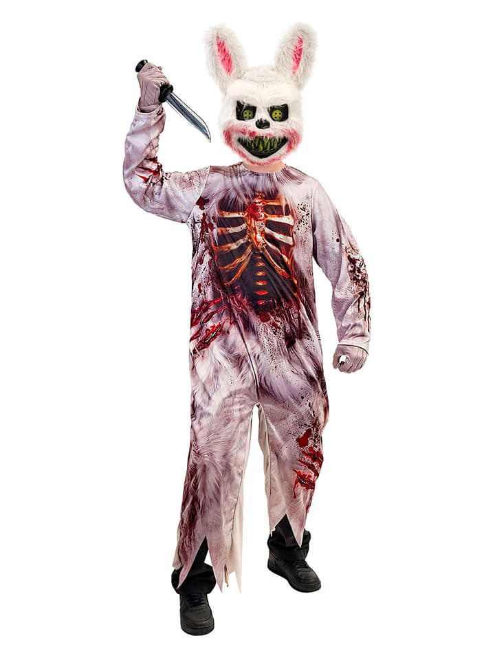 2-częściowy kostium "ZOMBIE BUNNY" w kolorze białym