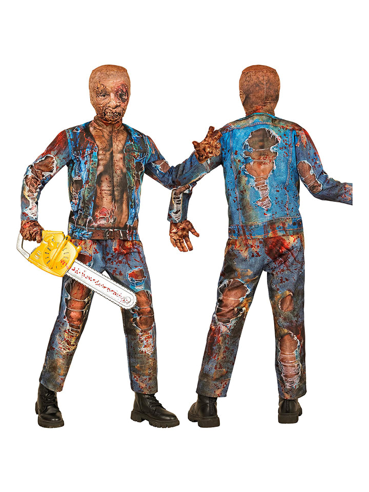 4-częściowy kostium "ZOMBIE FAST COSTUME" ze wzorem