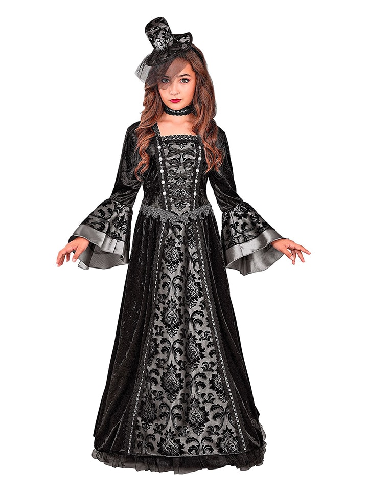 3-częściowy kostium "DARK COUNTESS" w kolorze czarnym