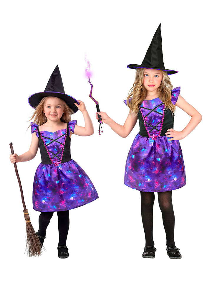 2-częściowy kostium "WITCH" w kolorze fioletowym