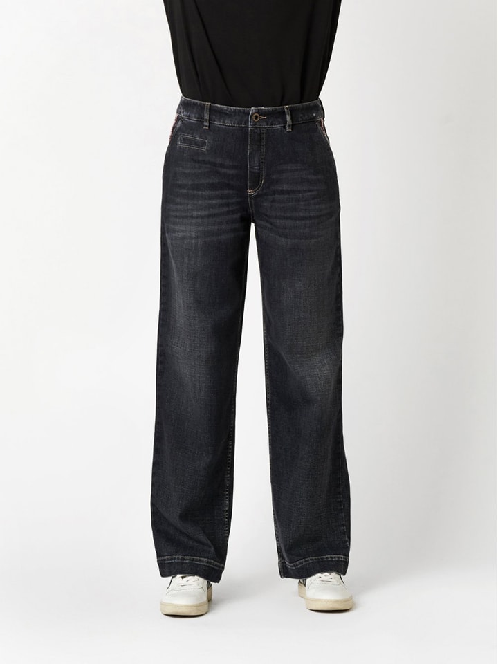 Jeans - Loose fit - in Schwarz