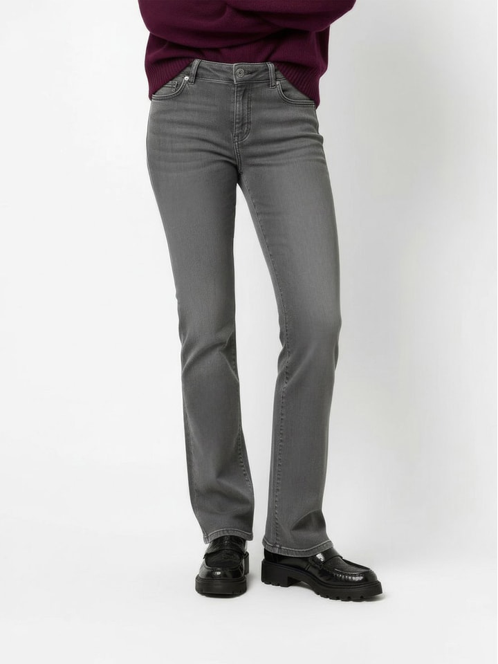 Jeans - Bootcut fit - in Grau