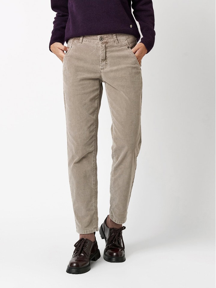 Cordhose in Beige
