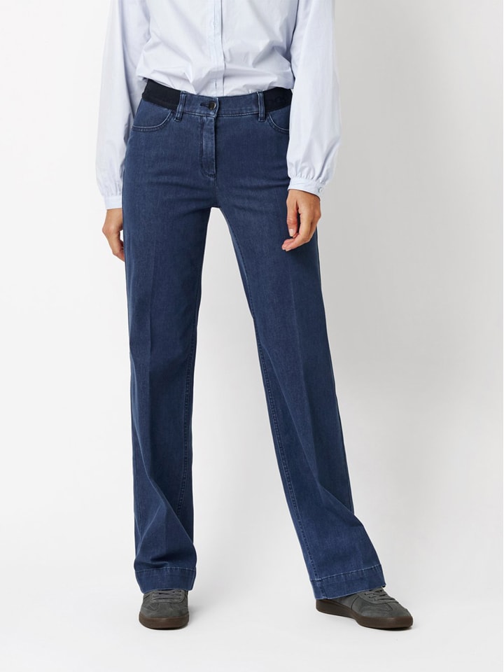 Jeans - Wide Leg fit - in Blau