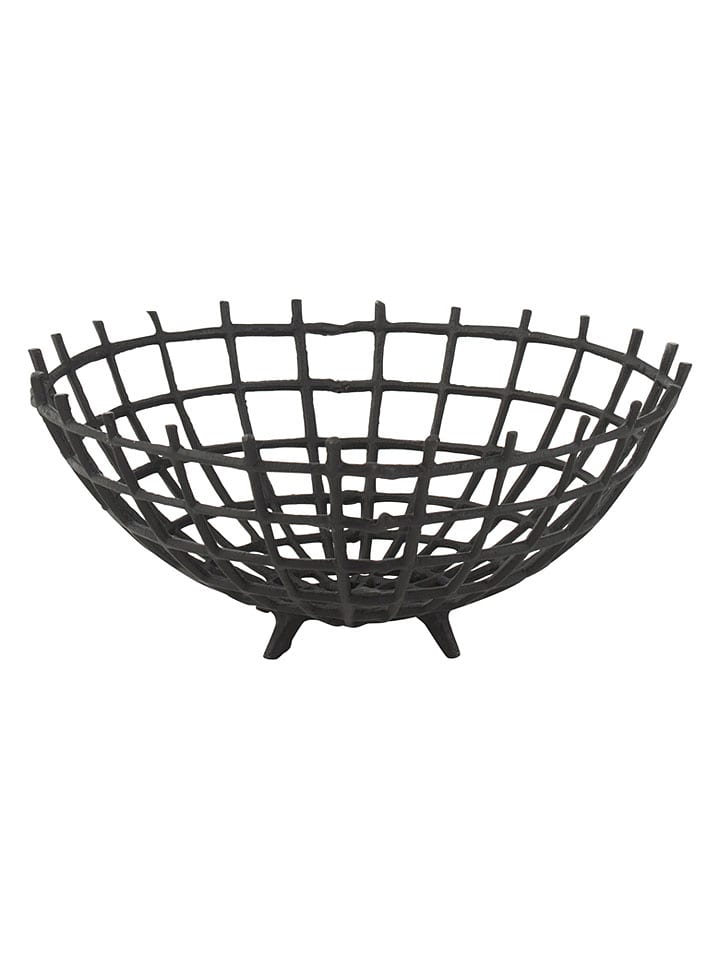 Miska dekoracyjna w kolorze czarnym - wys. 13 x Ø 29,5 cm