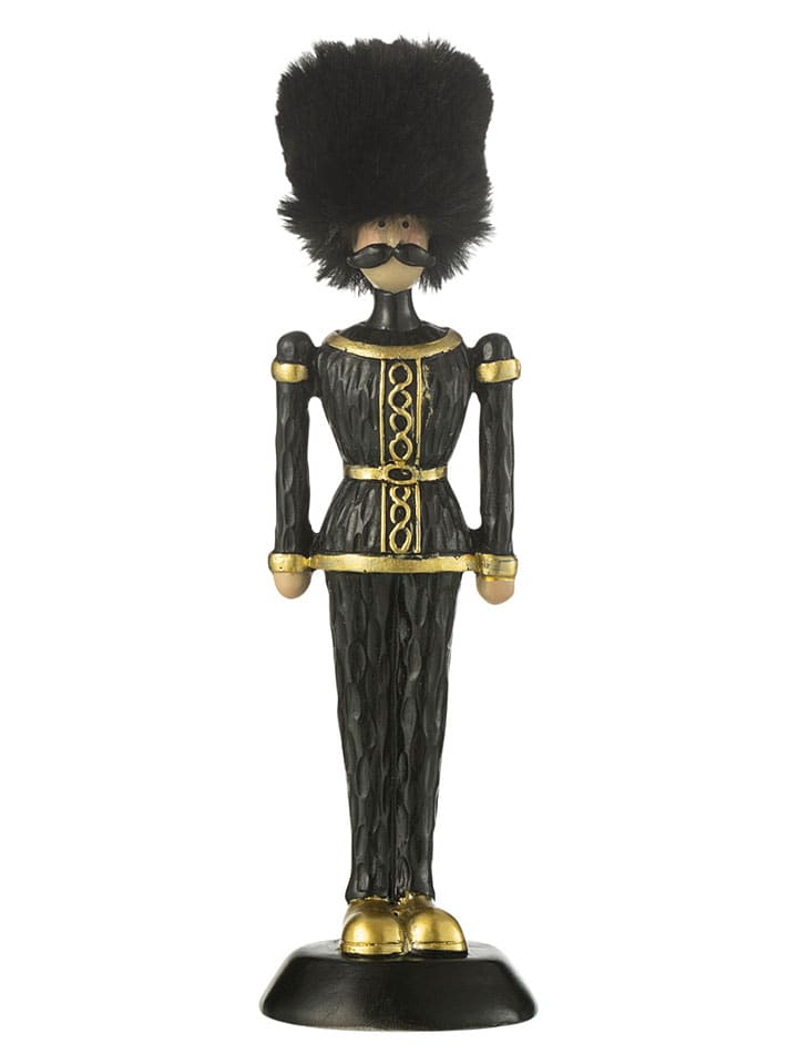 Figurka dekoracyjna "Nutcracker" w kolorze czarnym - 5 x 19 x 6 cm