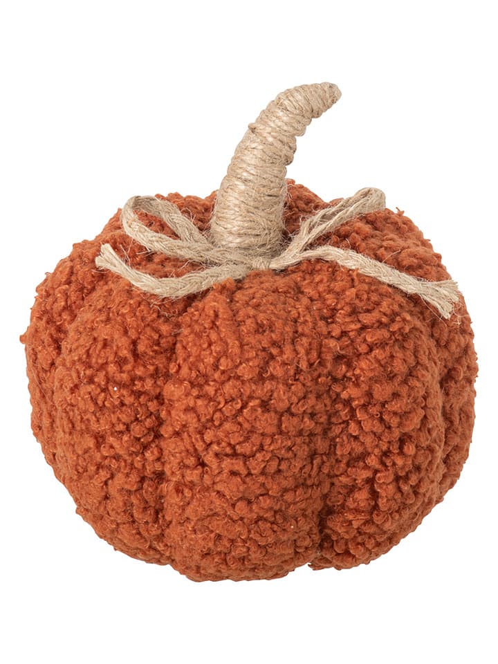 Dekoracja "Pumpkin" w kolorze pomarańczowym - wys. 14 x Ø 13 cm