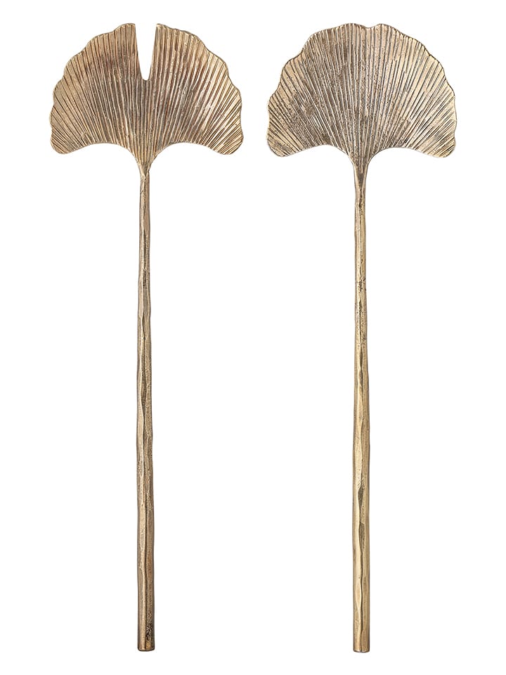 Salatbesteck "Lyas" in Gold - (L)32 cm