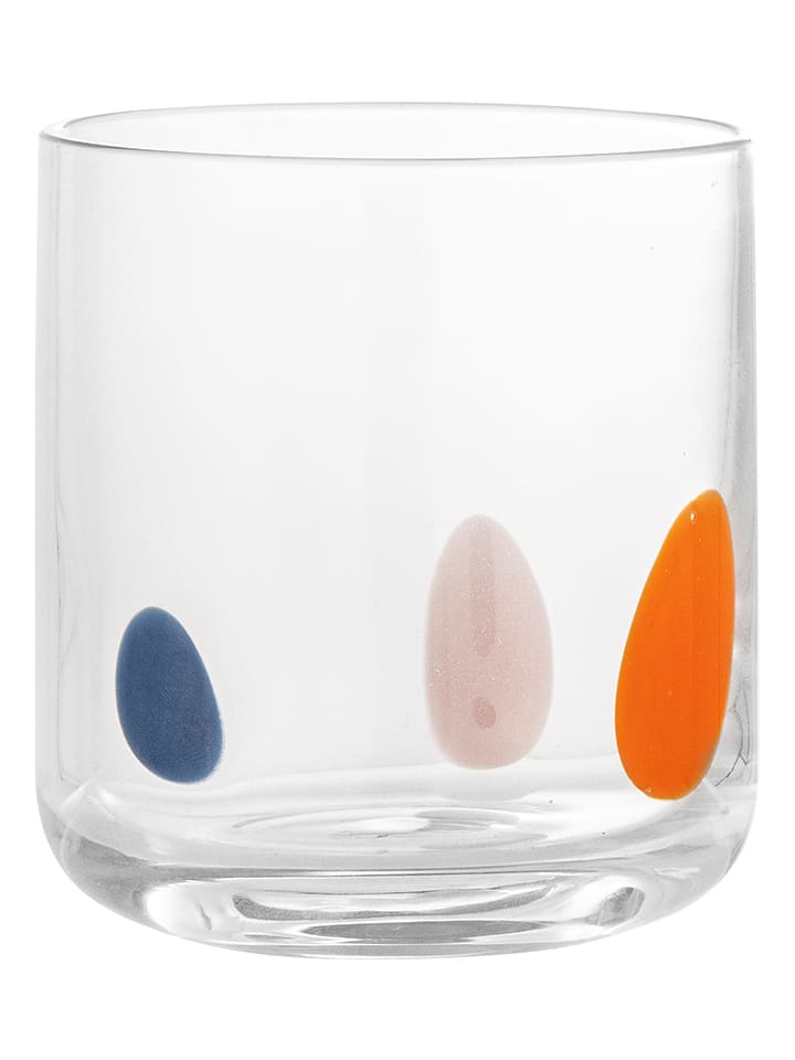 Trinkglas "Afeen Drinking" in Transparent/ Bunt - 340 ml