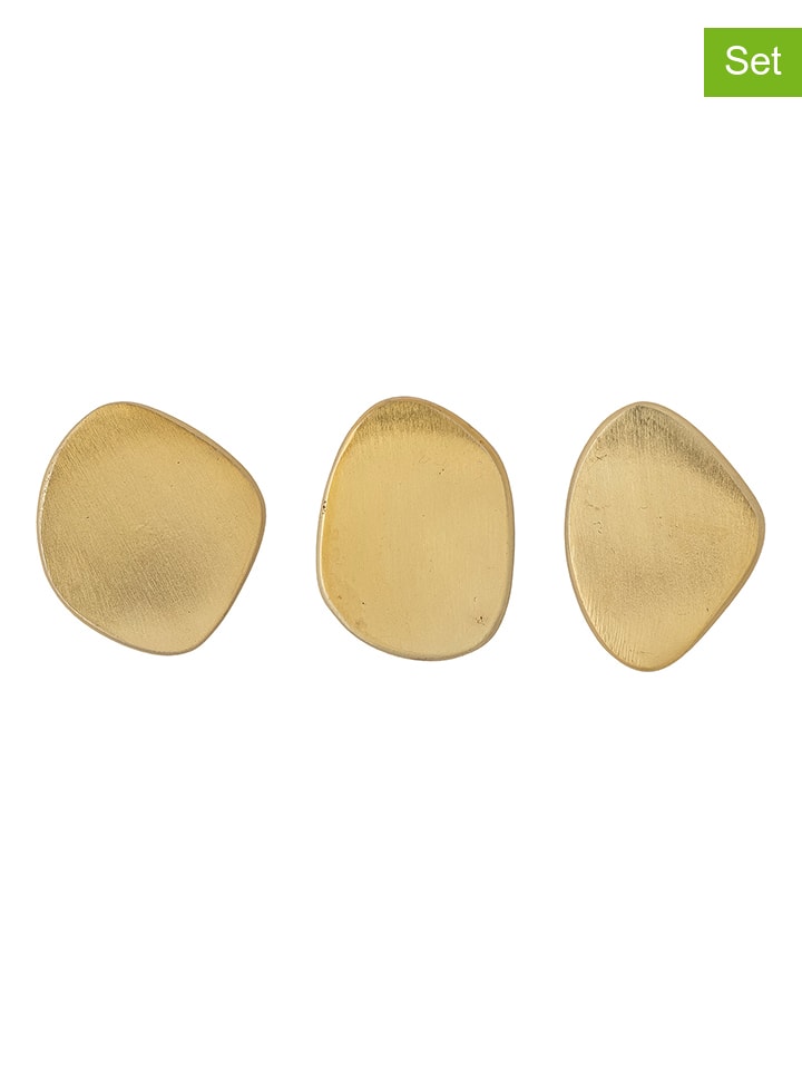 3er-Set: Haken "Ferri" in Gold - (L)4 cm