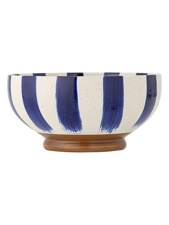 Schale "Shakti" in Blau/ Weiß - Ø 26 cm