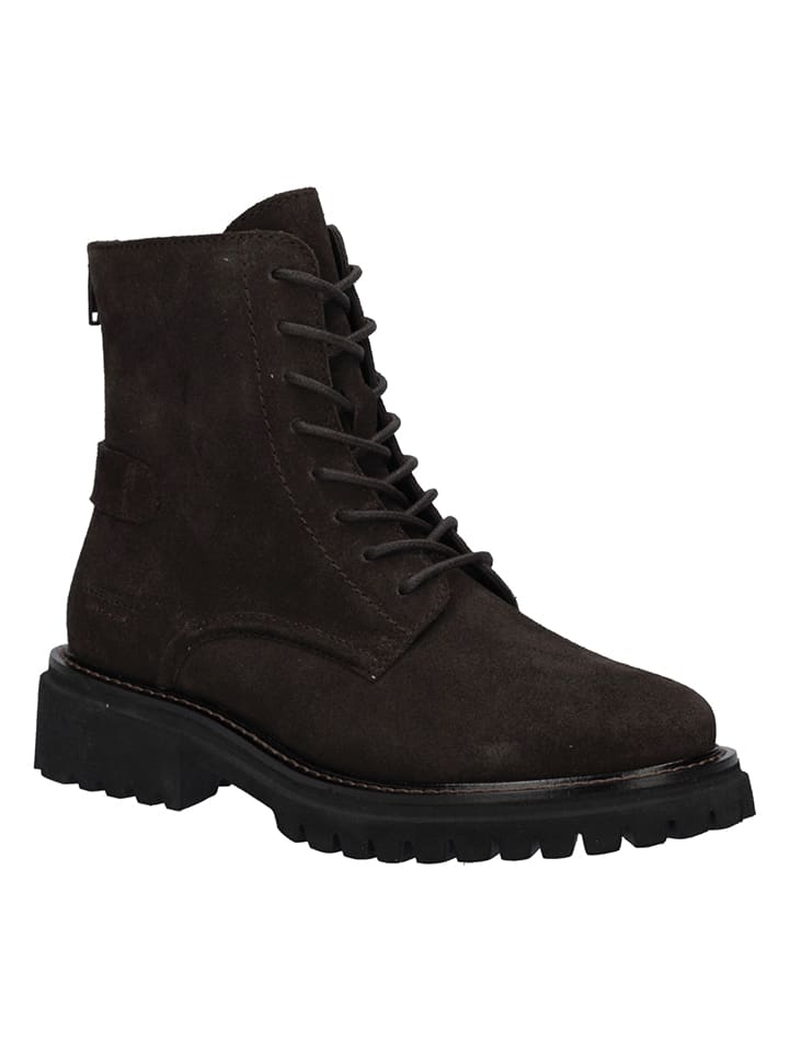Leder-Boots "Millie 01" in Braun