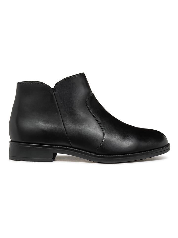 Leren enkelboots "Jaylon" zwart