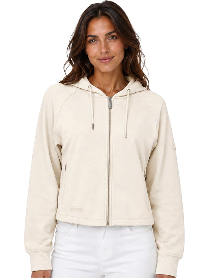 Sweatjacke "Fionale" in Creme