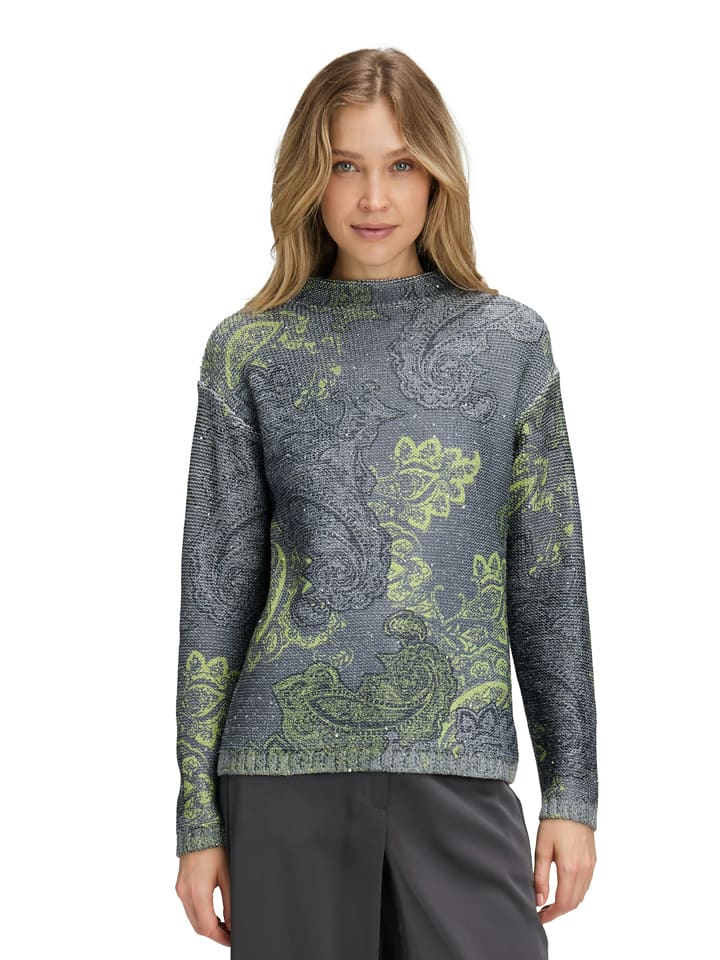 Sweter w kolorze szarym