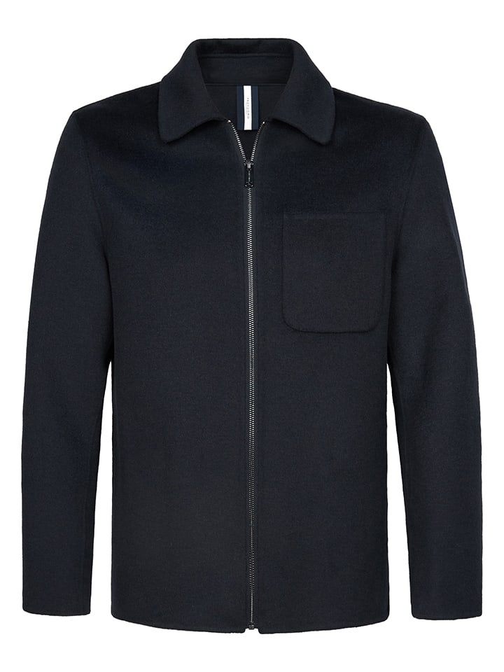 Wolljacke in Dunkelblau