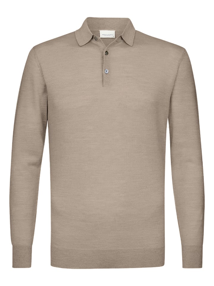 Wollpullover in Beige