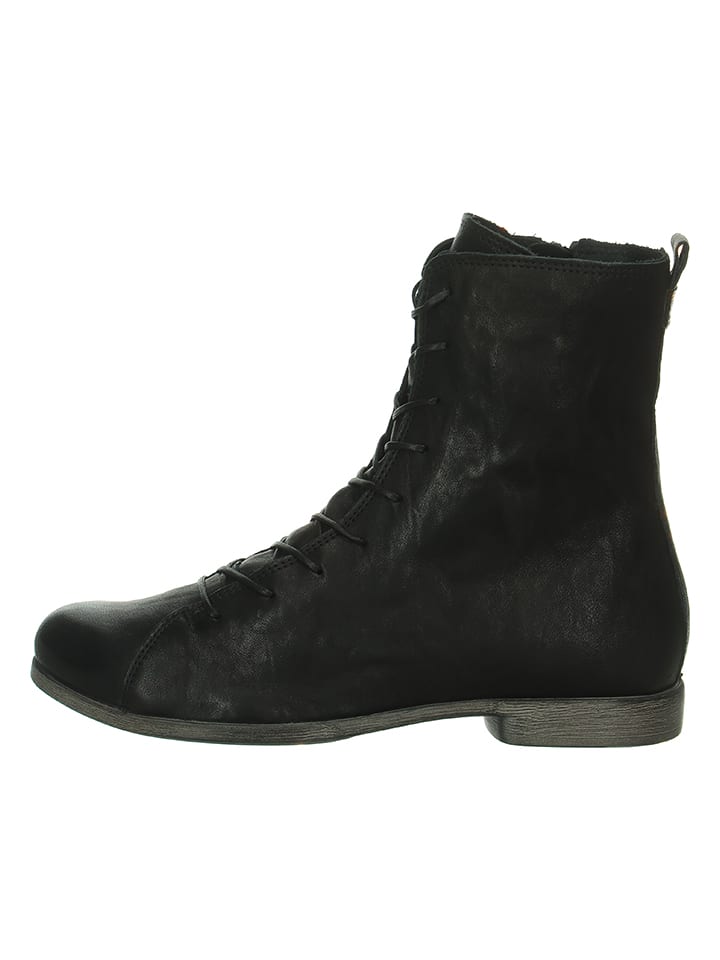 Leren boots "Agrat" zwart