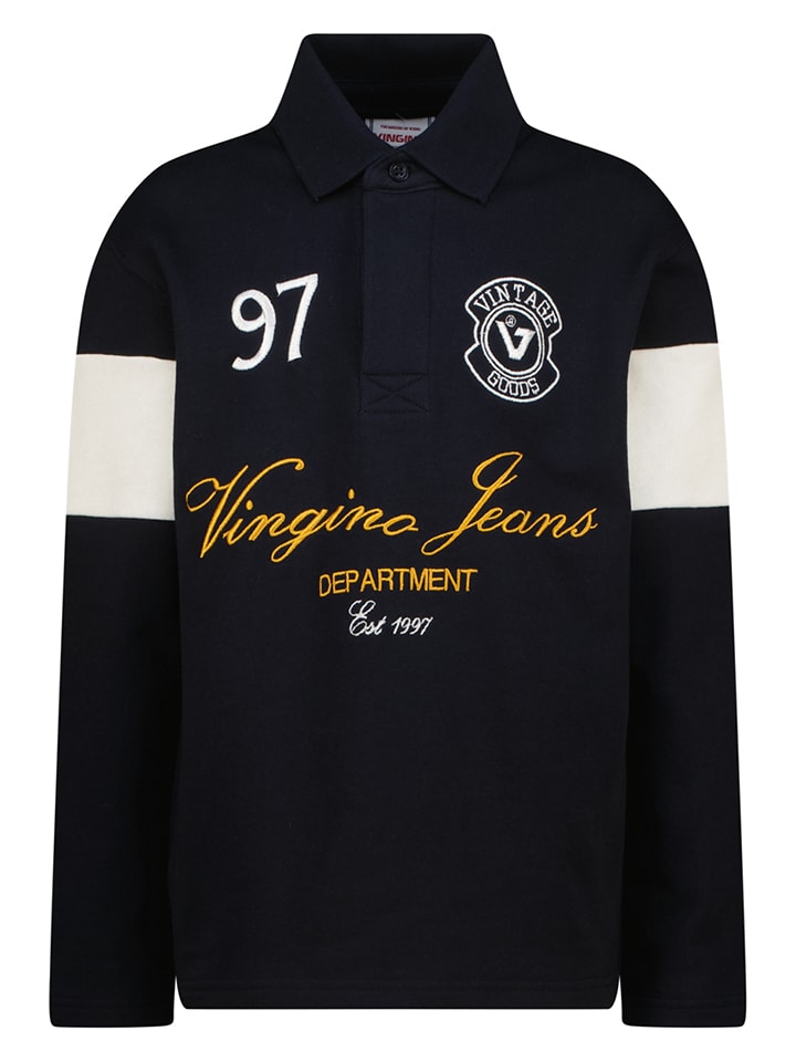 Poloshirt in Schwarz