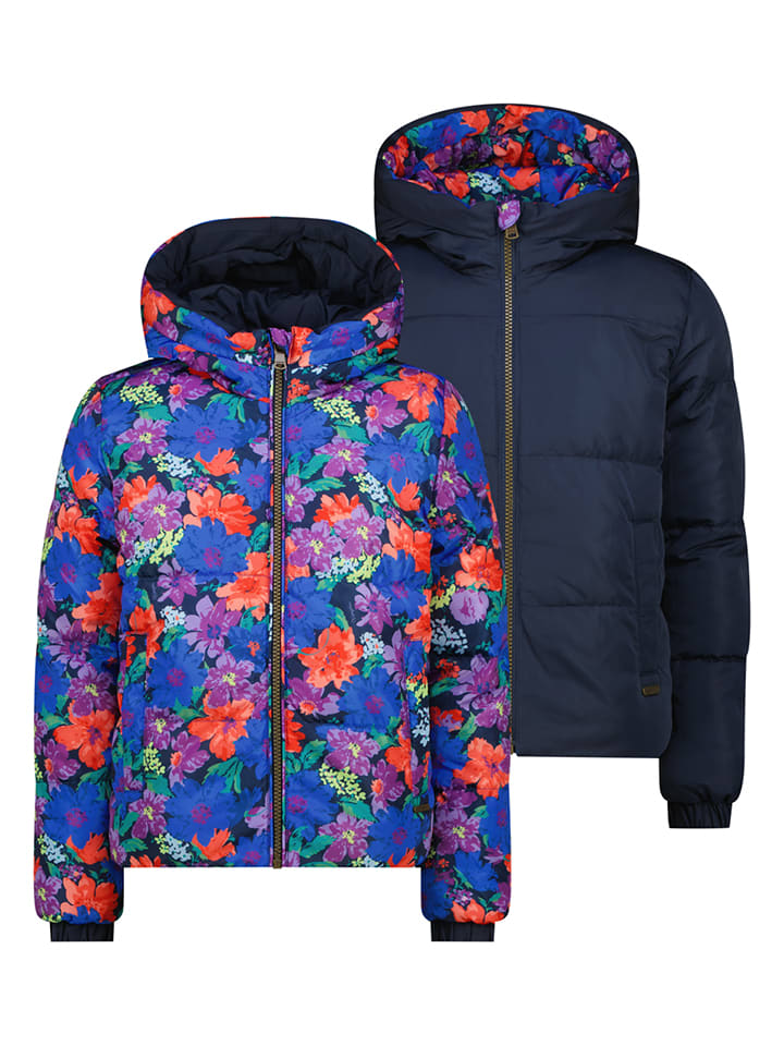 Wende-Steppjacke in Dunkelblau