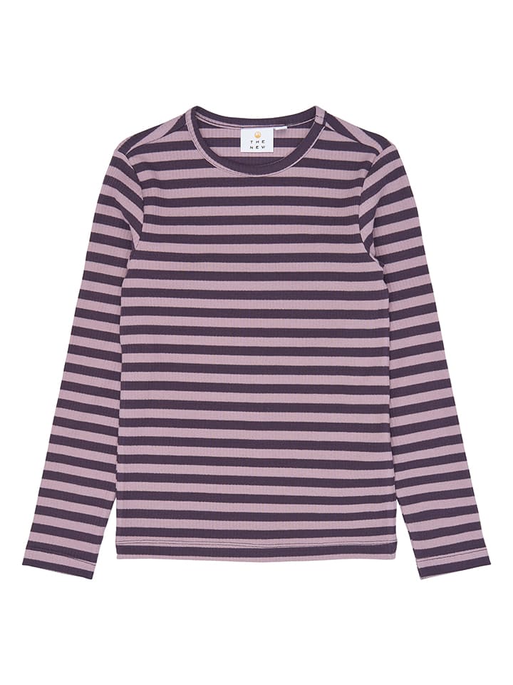 Longsleeve "Moore" lichtroze/bordeaux