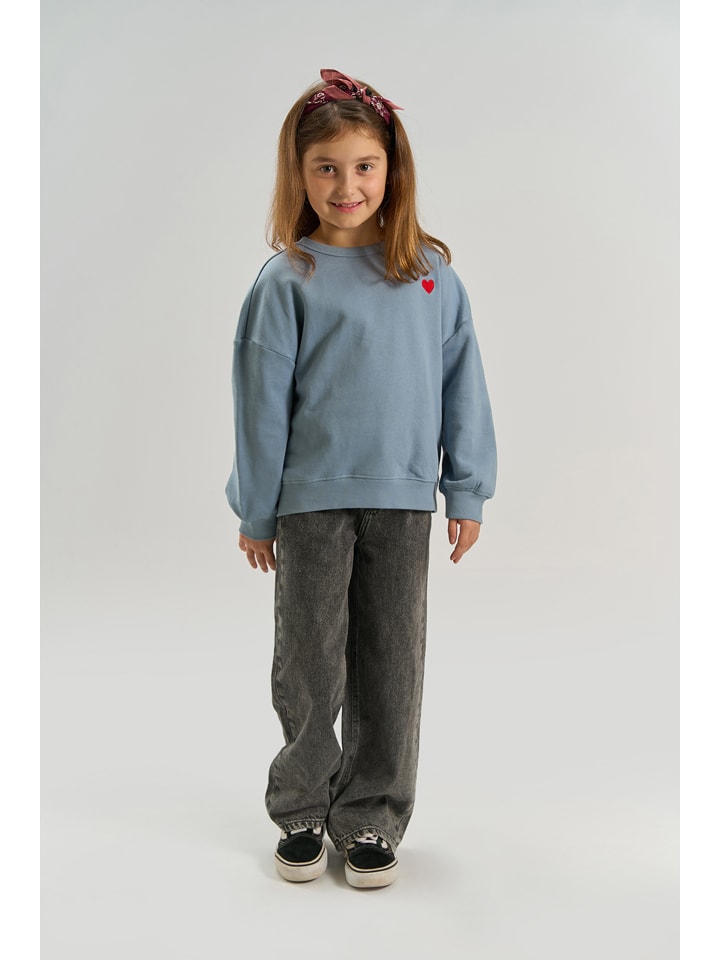 Sweatshirt "Volina" lichtblauw