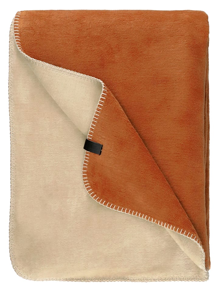 Plaid ''Favorit'' in Orange - (L)200 x (B)150 cm