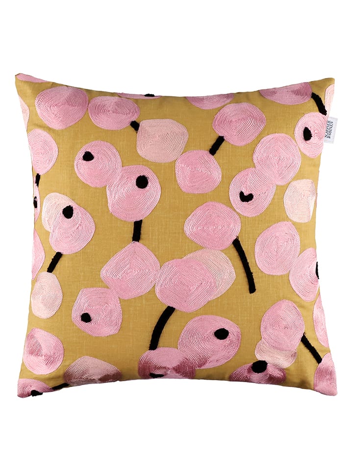 Kissenhülle ''Juicy'' in Orange/ Rosa - (L)45 x (B)45 cm