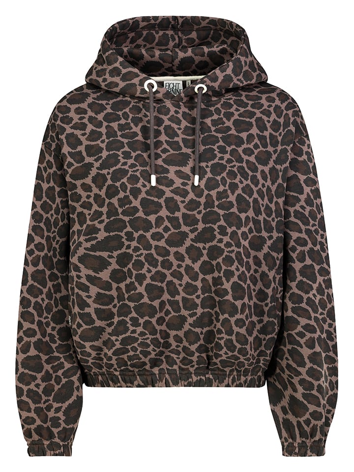 Hoodie in Braun