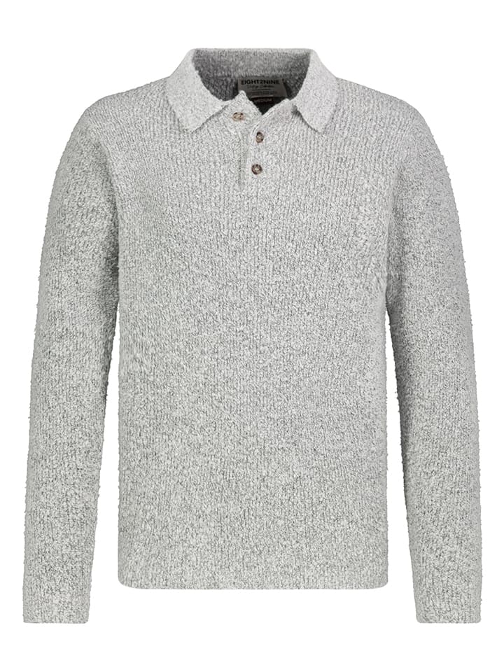 Sweter w kolorze jasnoszarym