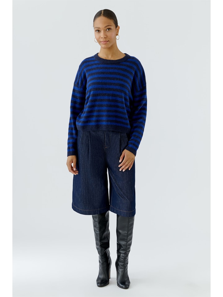 Trui donkerblauw/zwart