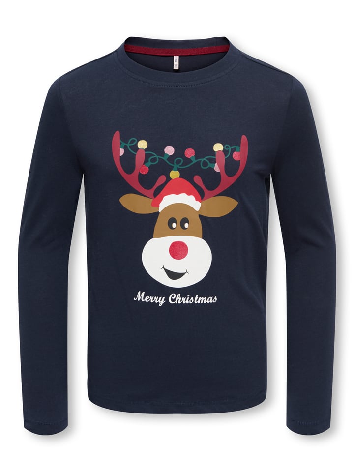 Koszulka "Jolly" w kolorze granatowym